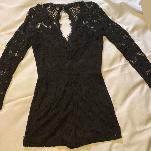 Potter's Pot Women's Black Romper - Picture 2 of 5